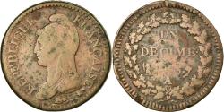 World Coins - Coin, France, Dupré, Decime, AN 5, Paris, , Bronze, KM:644.1