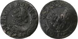 World Coins - France, François de Bourbon-Conti, Double Tournois, 1605-1614, Sedan, Copper