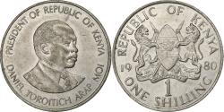 World Coins - Kenya, Shilling, 1980, British Royal Mint, Copper-nickel, , KM:20