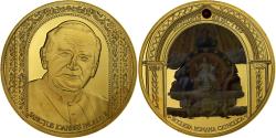 World Coins - Vatican, Medal, Saint Jean-Paul II, Copper Gilt,
