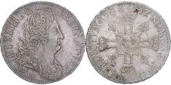 World Coins - France, Louis XIV, Ecu aux 8 L, 1704, Paris, Pedigree, Silver,
