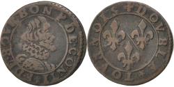 World Coins - FRENCH STATES, CHÂTEAU-REGNAULT, 2 Deniers, Tournois, Copper,