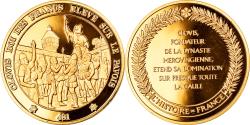 World Coins - France, Medal, Clovis, Roi des Francs, History, , Vermeil