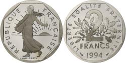 World Coins - France, 2 Francs, Semeuse, 1994, Paris, Proof, Nickel, , Gadoury:547b