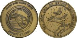 Us Coins - United States of America, Token, Kennedy Space Center Florida, 1985, Copper