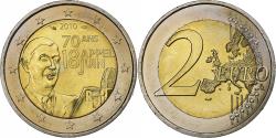 World Coins - France, 2 Euro, Appel du 18 juin, 2010, Pessac, Bimetallic,