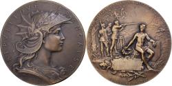 World Coins - France, Medal, Ministère de la Guerre, Concours de Tir, Bronze, Dubois.H