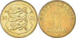 World Coins - Coin, Estonia, Kroon, 2001