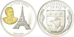 World Coins - France, Medal, Les Joyaux de Paris, La Tour Eiffel, , Silver