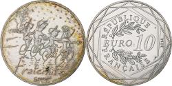 World Coins - France, 10 Euro, 2014, Sempé, Fraternité, Hiver, , Silver