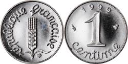World Coins - Coin, France, Épi, Centime, 1999, Paris, Proof, , Stainless Steel