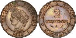 World Coins - Coin, France, Cérès, 2 Centimes, 1888, Paris, , Bronze, KM:827.1