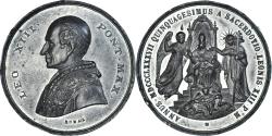 World Coins - Vatican, Medal, Léon XIII, 50ème Sacerdoce, Roma, Religions & beliefs, 1887
