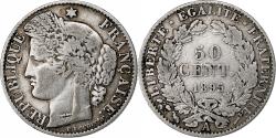 World Coins - France, 50 Centimes, Cérès, 1895, Paris, Silver, , Gadoury:419a