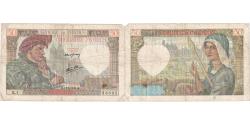 World Coins - France, 50 Francs, Jacques Coeur, 1940-06-13, K.01, AG(1-3)