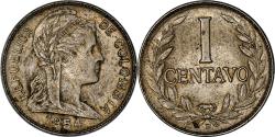 World Coins - Coin, Colombia, Centavo, 1954, , Nickel Clad Steel, KM:275a