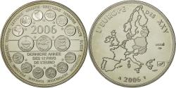 World Coins - France, Medal, L'Europe des XXV, Dernière Année des 12 Pays de l'Euro, 2006