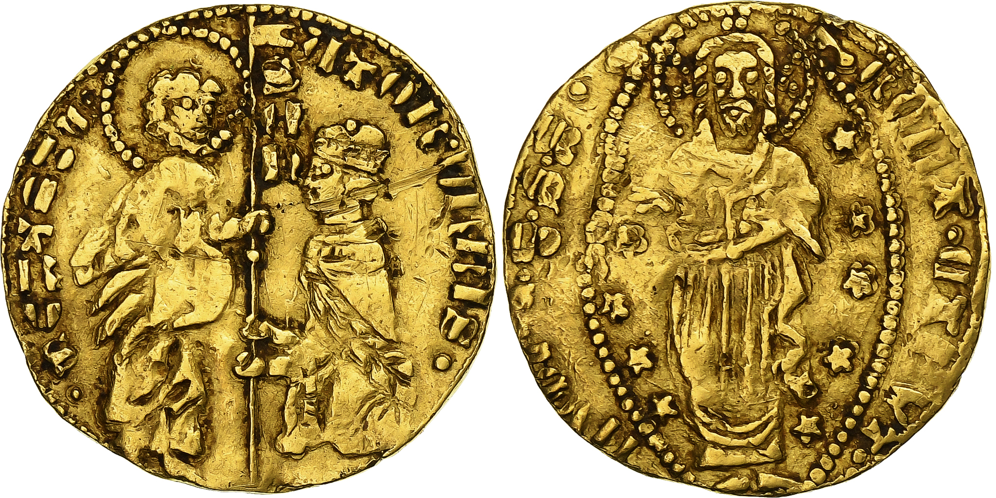 Papal States, Roman Senate, Zecchino or Ducat, 1350-1439