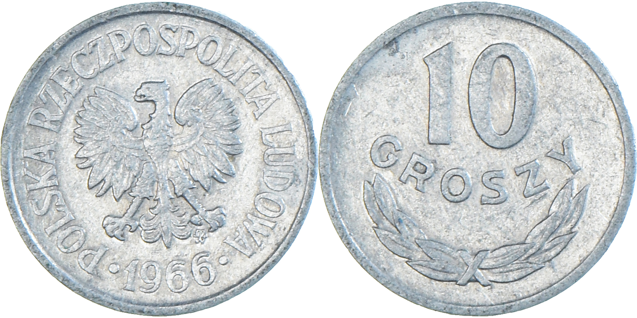 ポーランド 10グロシュ 硬貨 1966年 10グロシュ硬貨|ポーランド
