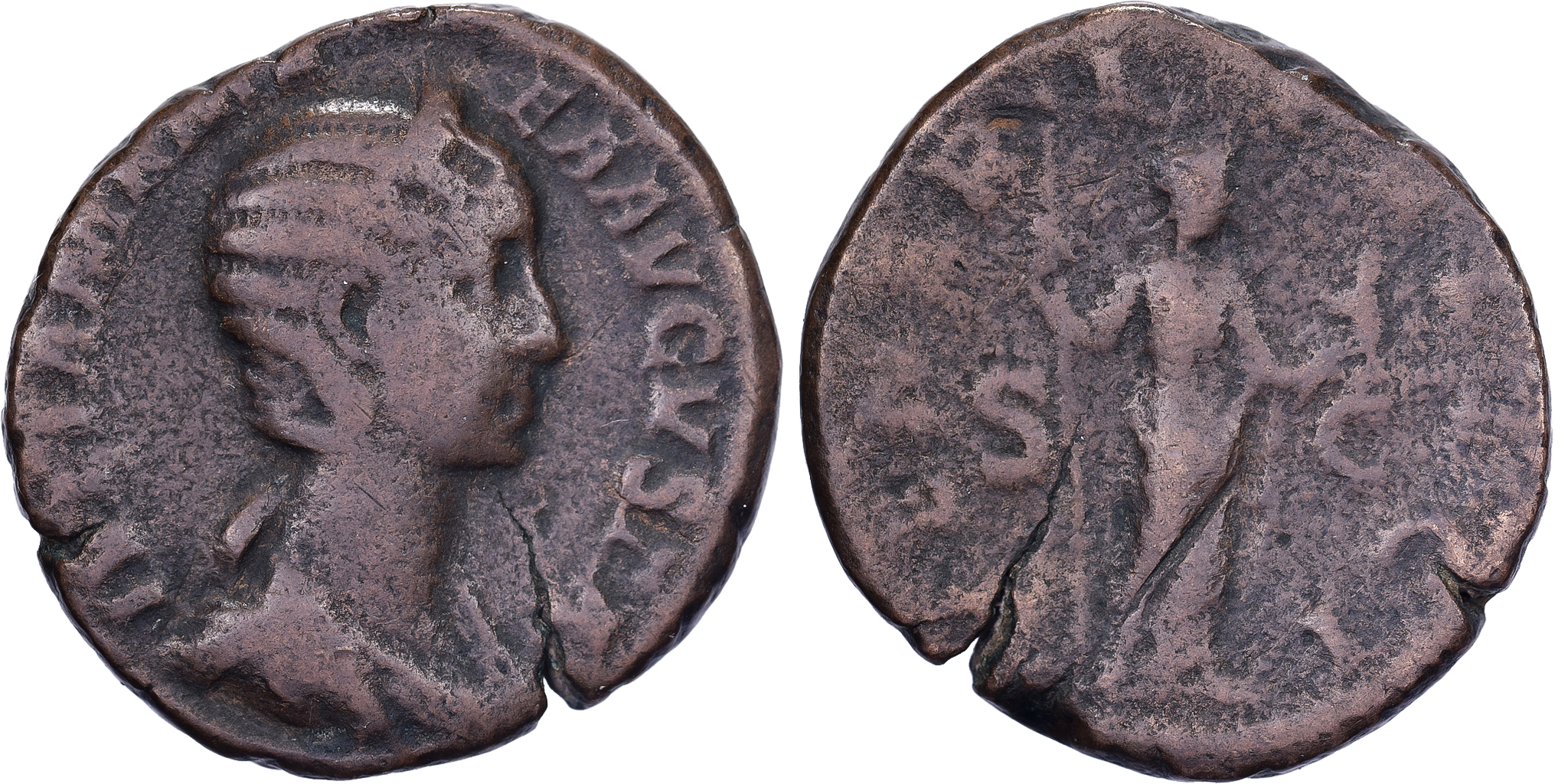 Julia Mamaea, Sestertius, 222-235, Rome, Bronze, , RIC:694 | Roman