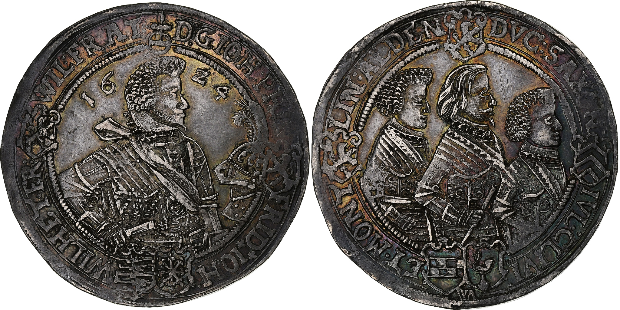 Duchy of Saxe-Altenburg, Johann Philipp, Thaler, 1624, Saalfeld