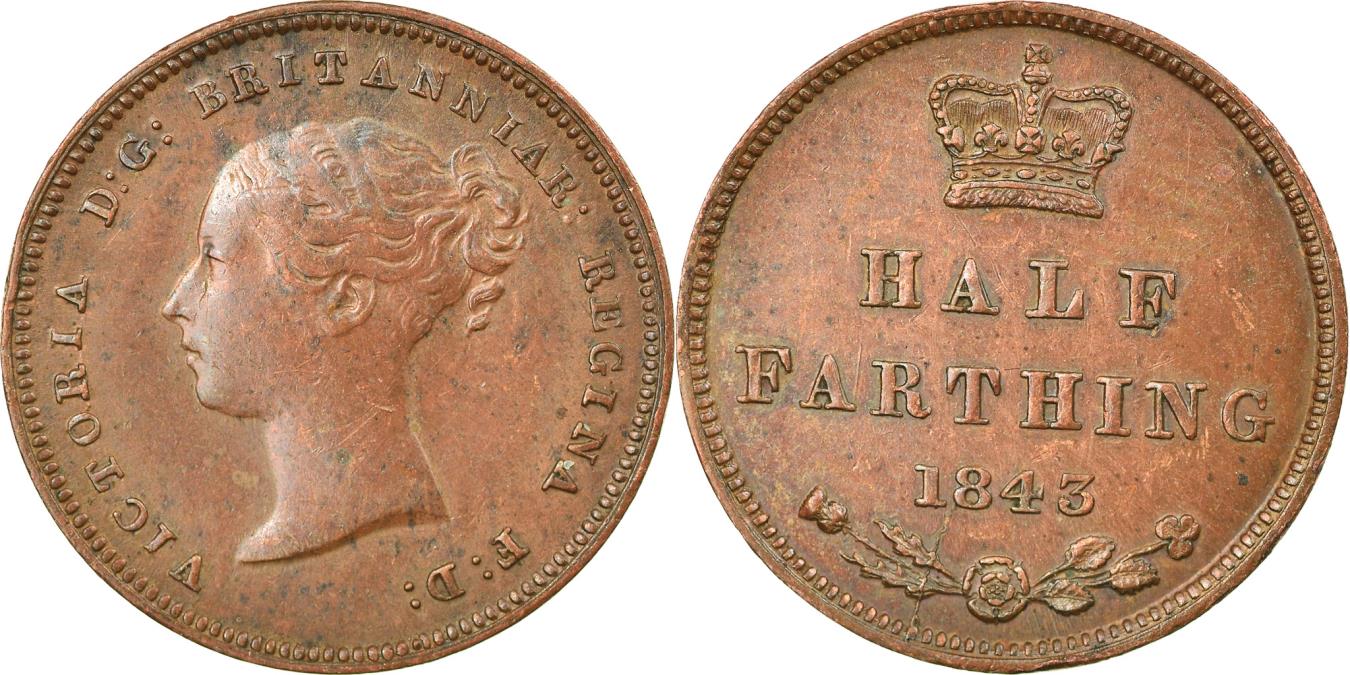 イギリス 1843 ハーフファージング　銅貨　未使用　MS62 RB NGC 4JiyFpg5qc3L2eQiwM7gWfA9qY8no7.jpg