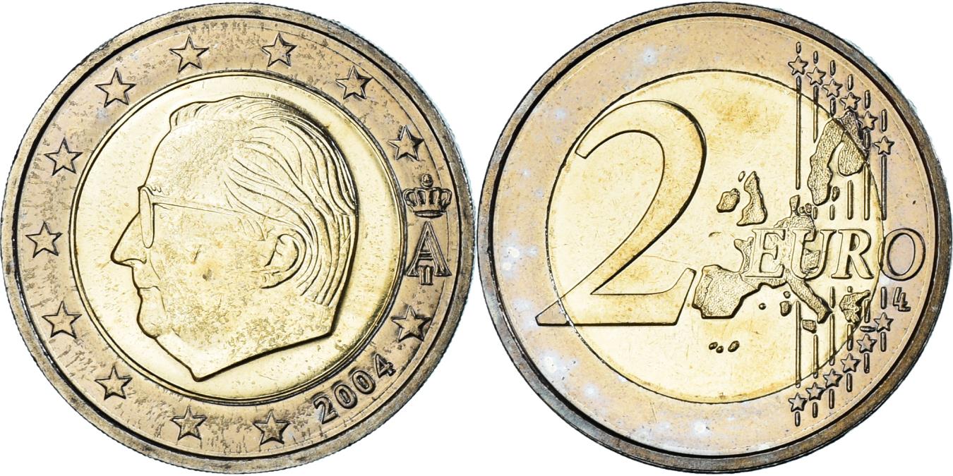 Belgium, 2 Euro, 2004, Brussels, , Bi-Metallic, KM:231 | European