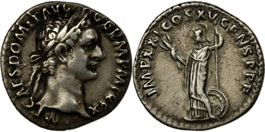 Coin, Domitian, Denarius, 90-91, Rome, , Silver, RIC:721 | Roman ...