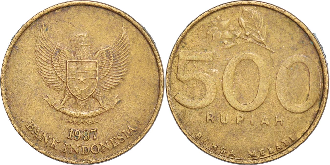 Coin, Indonesia, 500 Rupiah, 1997 | Asian and Middle Eastern Coins