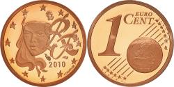 World Coins - France, Euro Cent, 2010, Paris, BE, , Copper Plated Steel, Gadoury:1