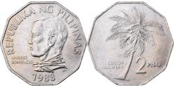 World Coins - Philippines, 2 Piso, 1988, Copper-nickel, , KM:244