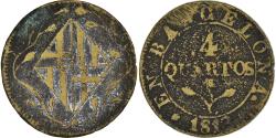 World Coins - Coin, Spain, BARCELONA, Joseph (Jose) Napolean, 4 Quartos, 1813, Barcelona