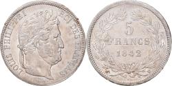 World Coins - Coin, France, Louis-Philippe, 5 Francs, 1842, Lille, , Silver