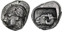 Ancient Coins - Troas, Obol, ca. 480-450 BC, Kebren, Silver, , SNG-vonAulock:1546