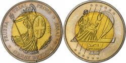 World Coins - Great Britain, Medal, 2 E, Essai-Trial, 2003, Bimetallic,