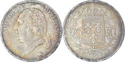 World Coins - Coin, France, Louis XVIII, 5 Francs, 1821, Lille, , Silver, KM:711.13