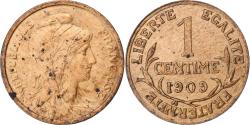 World Coins - France, Centime, Dupuis, 1909, Paris, Bronze, , Gadoury:90, KM:840