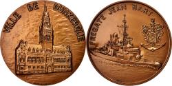 World Coins - France, Medal, Ville de Dunkerque, Frégate Jean Bart, History, Torcheux