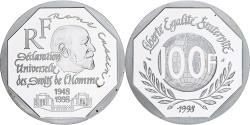 World Coins - France, 100 Francs, René Cassin, 1998, Paris, Proof, Silver, , KM:1397