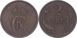 World Coins - Coin, Sweden, 2 Öre, 1891