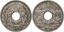 World Coins - France, 25 Centimes, Lindauer, 1914, Paris, Souligné, Nickel,