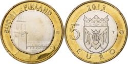 World Coins - Finland, 5 Euro, Turku Cathedral, 2013, Vantaa, Bi-Metallic,