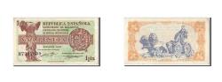 World Coins - Banknote, Spain, 1 Peseta, 1937, UNC(65-70)
