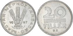World Coins - Coin, Hungary, 20 Fillér, 1967, Budapest, , Aluminum, KM:573