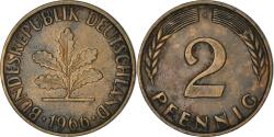World Coins - Coin, GERMANY - FEDERAL REPUBLIC, 2 Pfennig, 1966, Karlsruhe, , Bronze