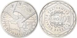 World Coins - France, 10 Euro, Haute-Normandie, 2010, Monnaie de Paris, , Silver
