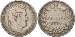 World Coins - Coin, France, Louis-Philippe, 5 Francs, 1831, Lyon, , Silver, KM:744.2