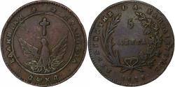 World Coins - Greece, John Kapodistrias, 5 Lepta, 1828, Rare, Copper, , KM:2