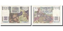 World Coins - France, 500 Francs, Chateaubriand, 1952, BELIN ROUSSEAU GARGAM, 1952-09-04