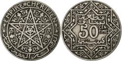 World Coins - Morocco, Yusuf, 50 Centimes, bi-Bariz, Nickel, , KM:35.1
